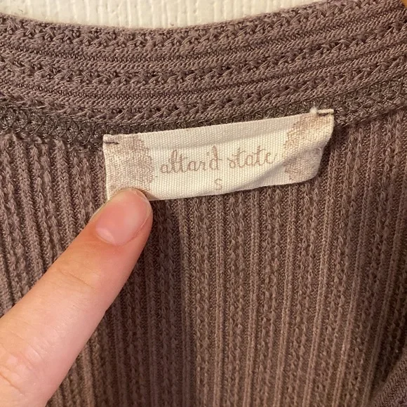 Altar’d State Button-Up Ruffle Sweater - Picture 3 of 4